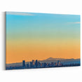 Distant Denver Skyline with Mountain View - Colorado Landscape Wall Art