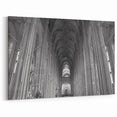 Canterbury Black and White Art - Historic Cathedral Photography Print