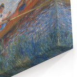 Pierre-Auguste Renoir Paintings – Impressionist Art Print of Rowers and Riverbank Scene