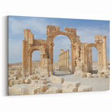 Ancient Ruins Wall Art - Historical Landmarks Canvas Print for Home Decor