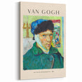 Vincent van Gogh Wall Art - Self-Portrait with Bandaged Ear, Canvas Print