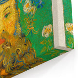 Vincent van Gogh Wall Art - Portrait of Joseph Roulin 1889, Canvas Print