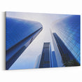 Modern Abu Dhabi Skyline Art - Etihad Towers Architecture Canvas Print