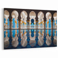 Sheikh Zayed Mosque Reflection Canvas - Elegant Abu Dhabi Wall Art