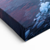 Northern Lights Artwork - Sailboat at Arctic Ice Arch Sunset Wall Decor