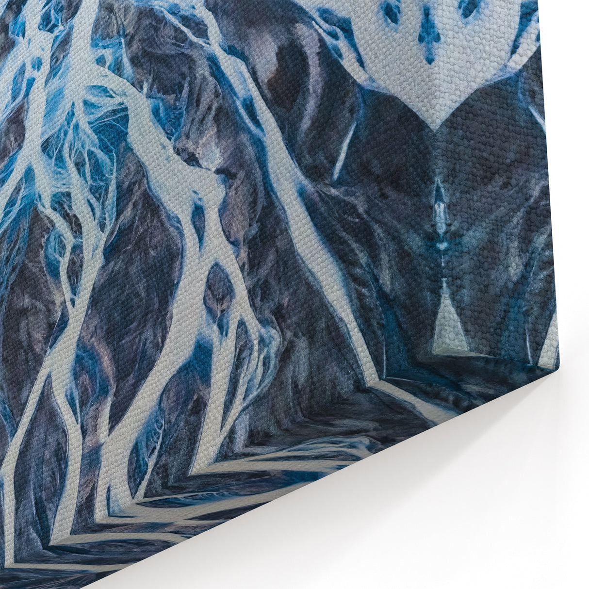 Canterbury Wall Art - New Zealand Aerial River Network Abstract Prints