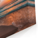 Burj Al Arab Sunset Canvas - Serene Dubai Coastal Skyline Wall Art