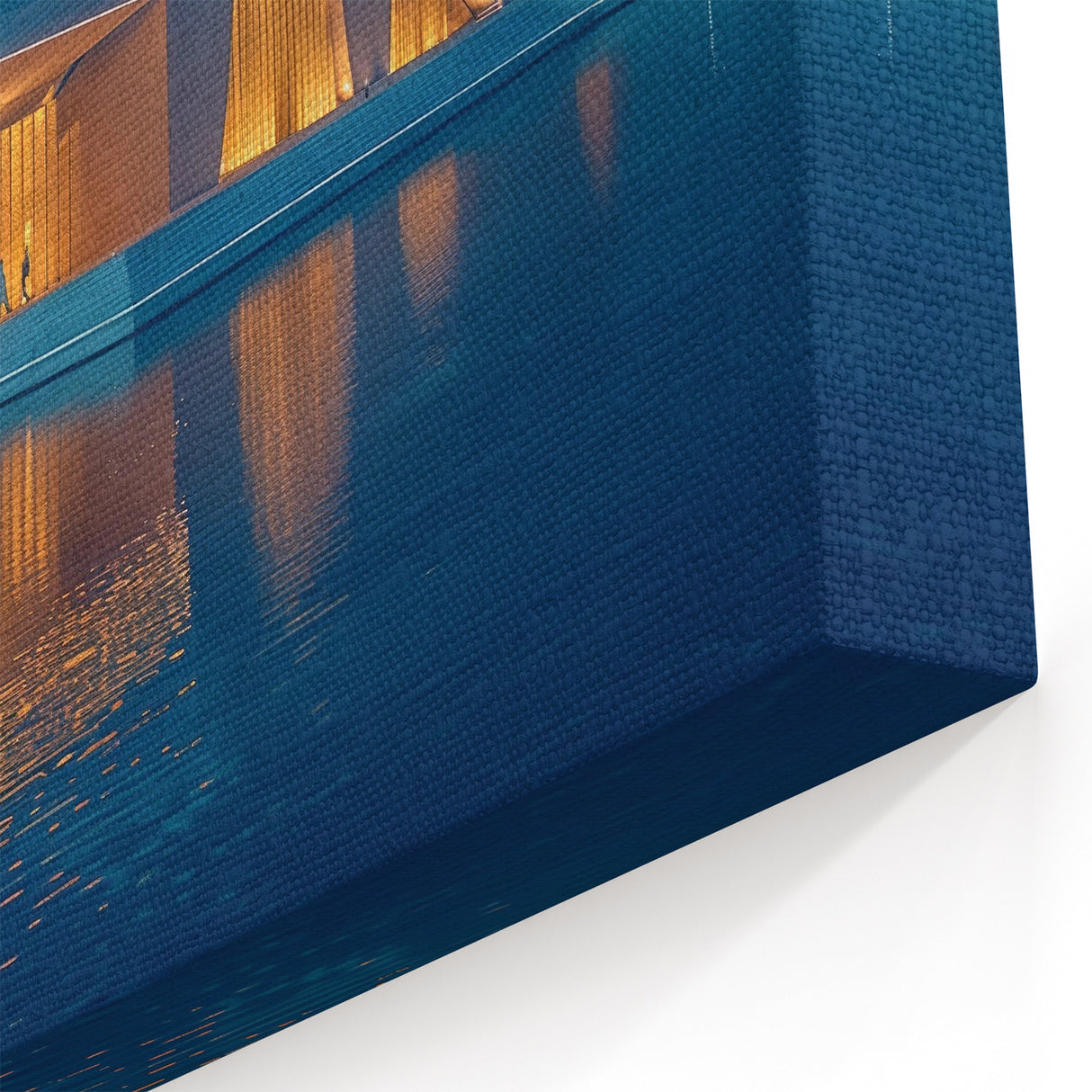Modern Abu Dhabi Nightscape - Reflections on Architectural Masterpiece