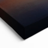 Sophisticated City Silhouette Art - Abu Dhabi Sunset Skyline Canvas