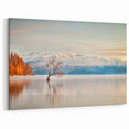 Otago Wall Art - Serene Lake and Mountain Canvas, New Zealand Scenery