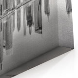 Dubai Black and White Art - Stunning Dubai Canvas Prints Featuring Skyline Reflections