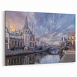 Budapest Cityscape Art - Historic Architecture by the Danube River