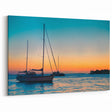 Florida Keys Wall Art – Coastal Sunset Canvas with Nautical Ocean Photography