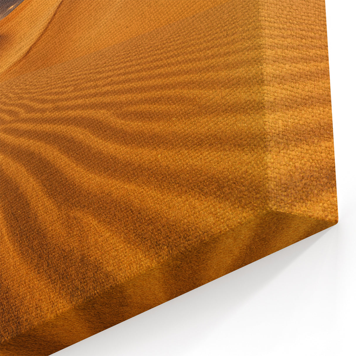 Golden Desert Dunes Art - Stunning Canvas Prints Featuring Dramatic Sunlit Sandscape