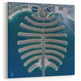 Palm Jumeirah Aerial View Art - Stunning Canvas Prints Featuring Dubai’s Iconic Island