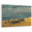 Daytona Wall Art - Coastal Florida Beach Scene with Birds and Waves