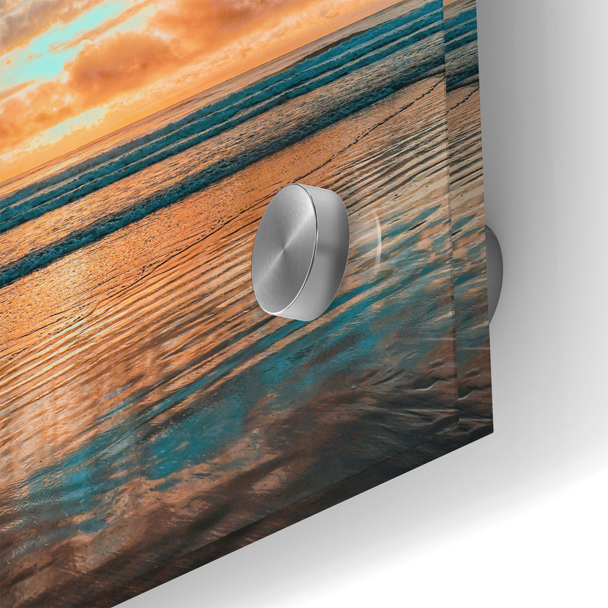 Daytona Wall Art - Breathtaking Sunset Over Calm Ocean Waves
