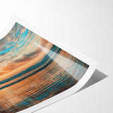 Daytona Wall Art - Breathtaking Sunset Over Calm Ocean Waves