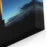 Wellington Skyline Art – Illuminated Obelisk New Zealand Cityscape Print