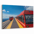 Framed Pikes Peak Art - Scenic Colorado Train Ride Photography Print