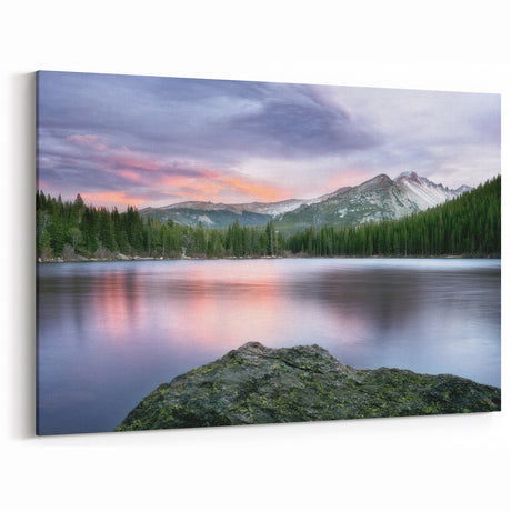 Rocky Mountains Landscape Art - Colorado Nature Wall Decor at Sunset