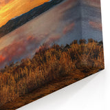 Rocky Mountains Landscape Art - Colorado Sunset Over Serene Lake