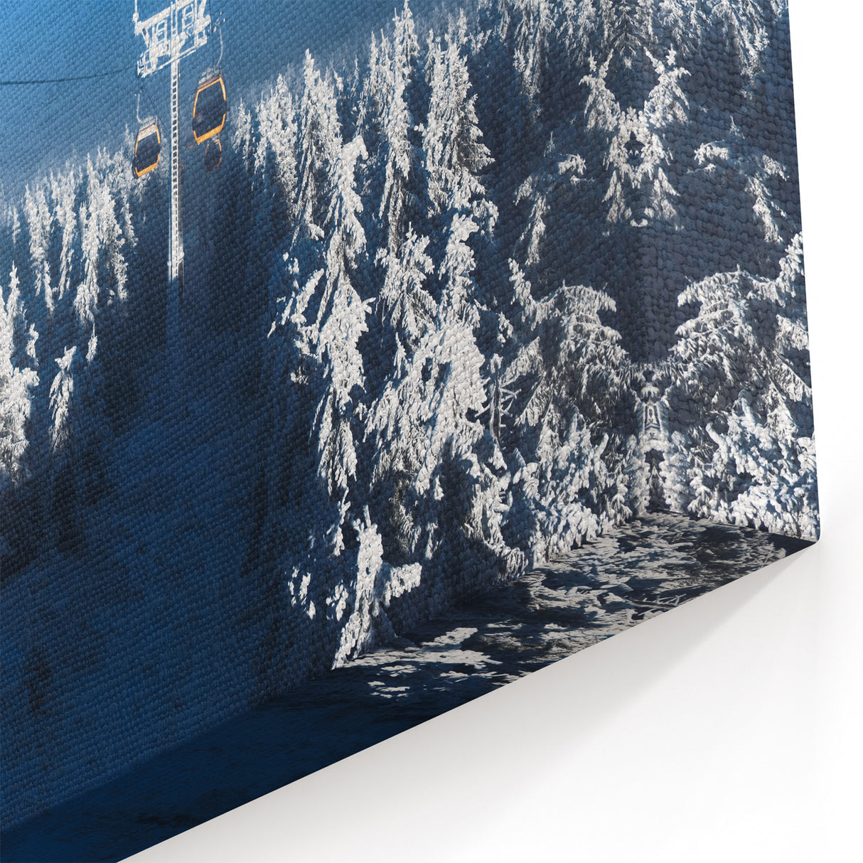 Telluride Ski Lift Wall Art - Scenic Colorado Winter Photography Canvas Print