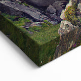 Irish Countryside Canvas - Lighthouse on Rugged Coast at Sunset