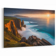Scenic Ireland Prints - Majestic Coastal Cliffs at Sunset Art