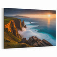 Scenic Ireland Prints - Majestic Coastal Cliffs at Sunset Art