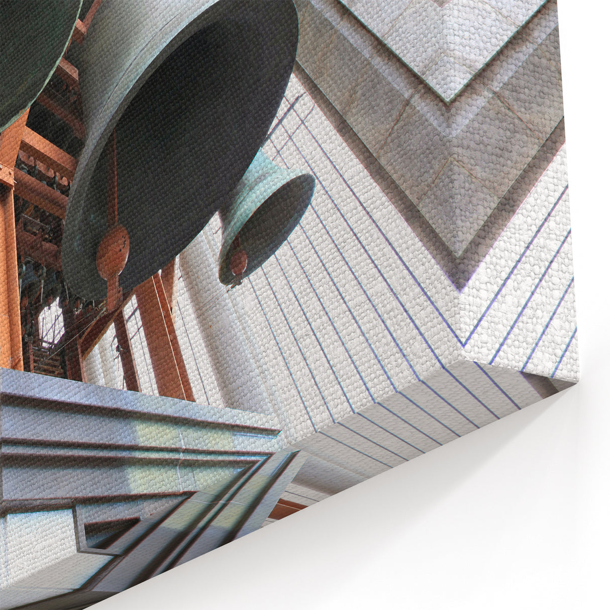 Berkeley University Art - Scenic Bell Tower Architecture on Stretched Canvas