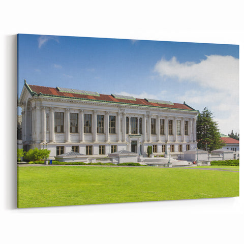 Scenic Berkeley Library Wall Art - Historic Architecture on Canvas
