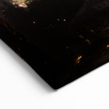 Berkeley Skyline Art - Golden Sunset Over the City on Canvas