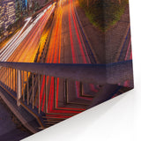 Beverly Hills Skyline at Night - Iconic California Cityscape Wall Art