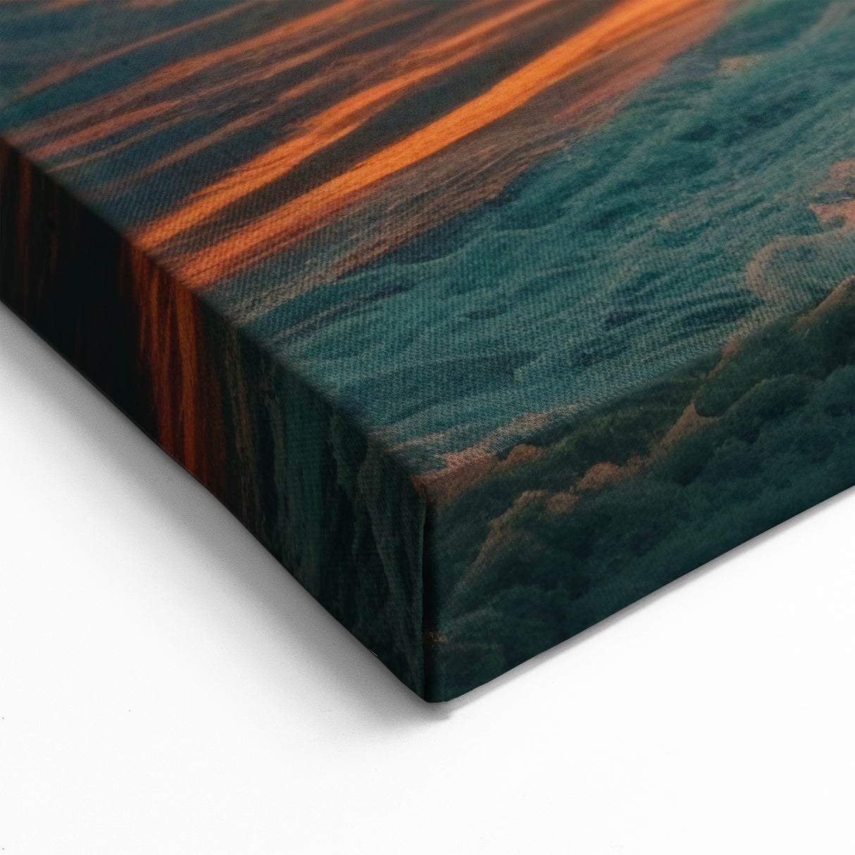 Golden Sunset over Big Sur Coastline – Captivating California Wall Art