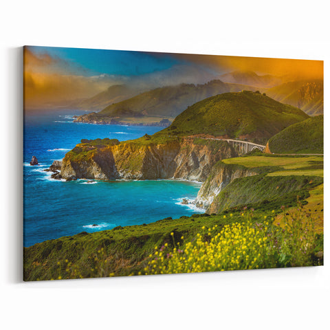 Breathtaking Big Sur Wall Art – California Coastal Scenic Print