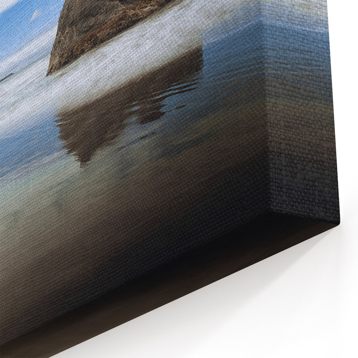 Washington National Park Art - Serene Beach Reflections with Coastal Rocks