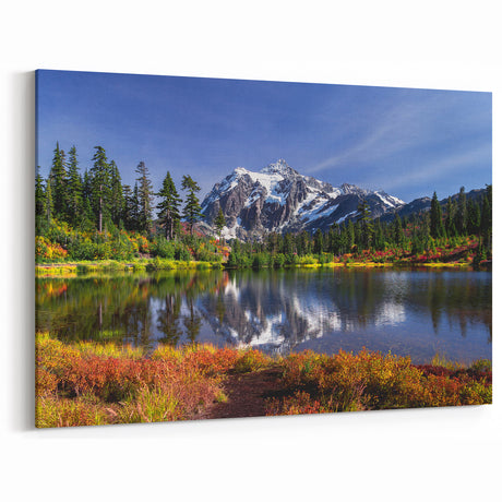 Washington Nature Art - Scenic Mount Rainier Landscape Print