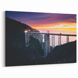 Breathtaking Big Sur Sunset with Bixby Bridge – California Wall Art