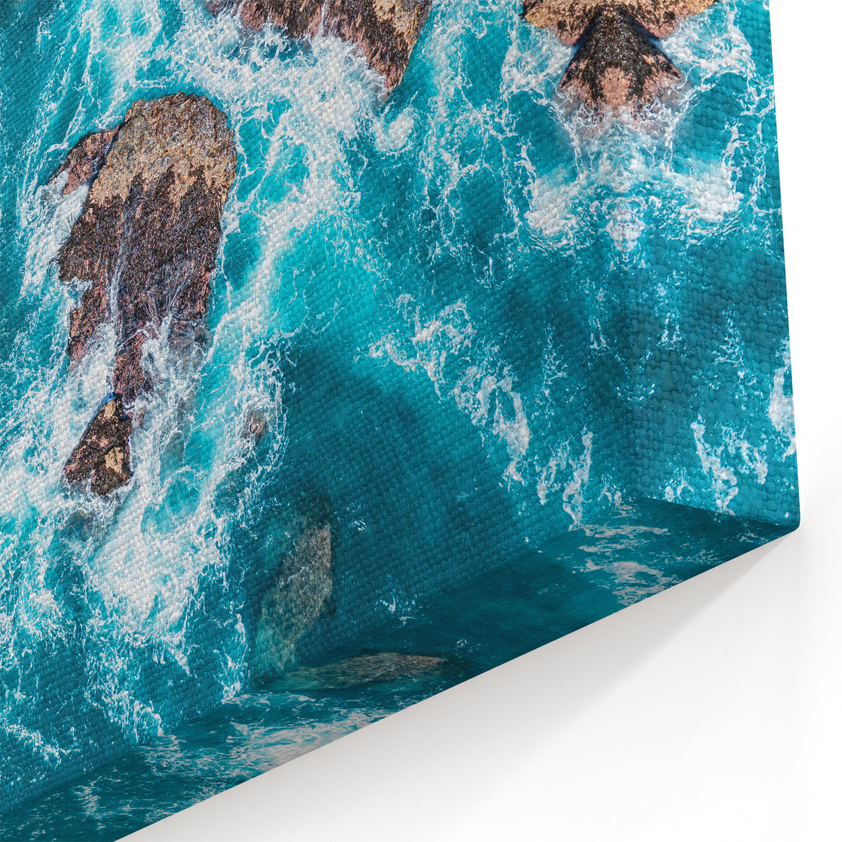Vibrant Ocean Waves at Big Sur – Captivating California Coastal Wall Art