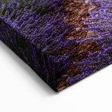 Provence Landscape Print - Sunset Over Lavender Fields and Cottage