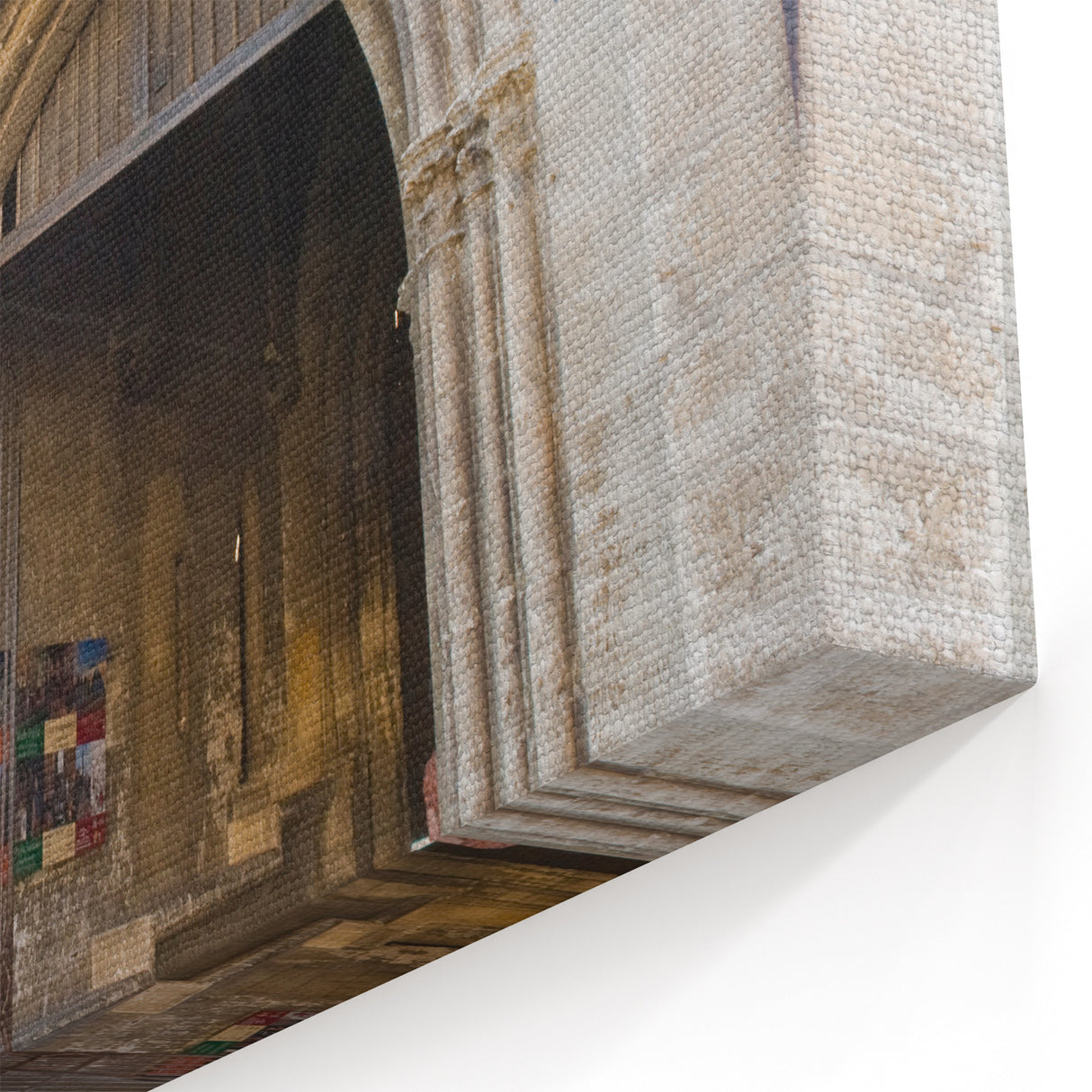 French Country Wall Art - Historic Stone Archway in Provence Architecture