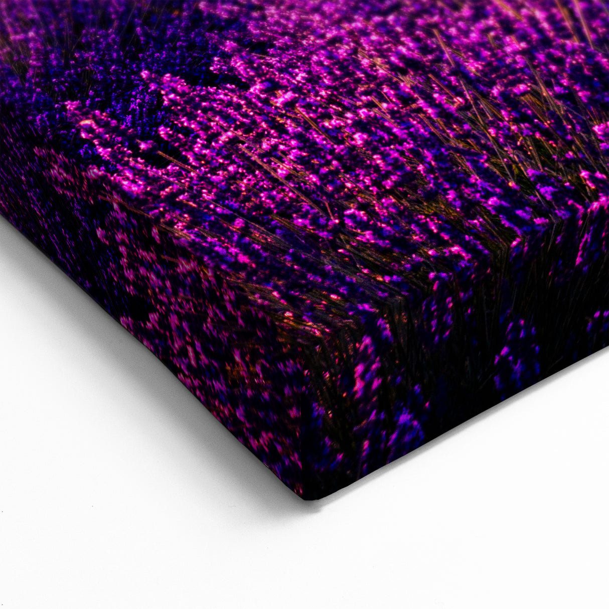 Lavender Field Artwork – Vibrant Provence Landscape at Sunset