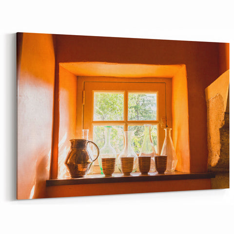 South of France Wall Art - French Village Window Provence Art Prints
