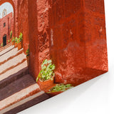 Rustic Archway Print – Catalina Island Terracotta Canvas Art
