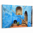 Blue Stone Stairway Print – Catalina Island Rustic Canvas Art