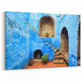Blue Stone Stairway Print – Catalina Island Rustic Canvas Art