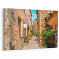 French Village Art - Stone Alleyway in Scenic Provence Countryside