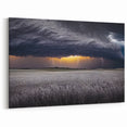 Palouse Photography Canvas - Thunderstorm Over Washington Fields
