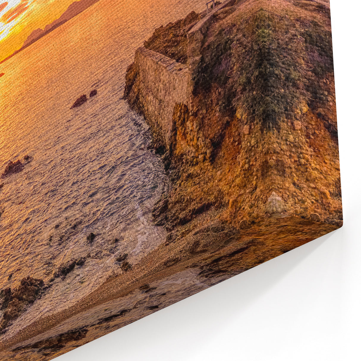 Cote d’Azur Posters - Sunset Over French Coastal Landscape